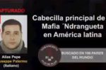 Colombie : un présumé capo de la ‘Ndrangheta calabraise arrêté à Bogota