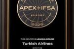Turkish Airlines remporte pour la cinquième fois le prix APEX 2026 de la meilleure offre de restauration en Europe